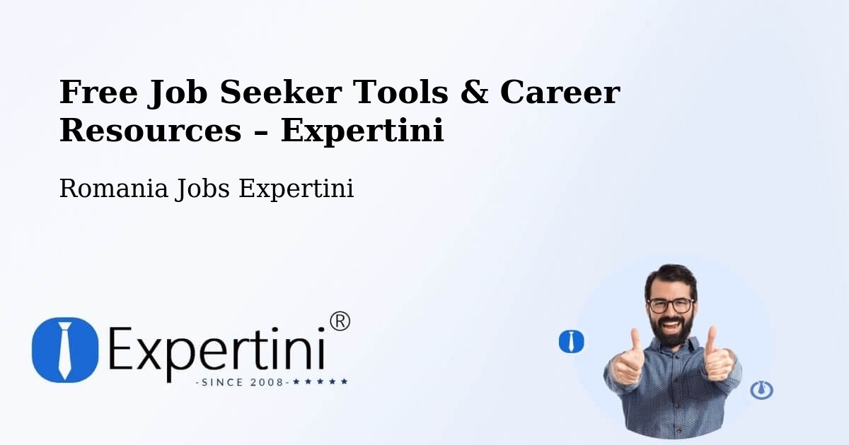 Free Job Seeker Tools & Career Resources – Dudu - Dudu, Romania Jobs Expertini
